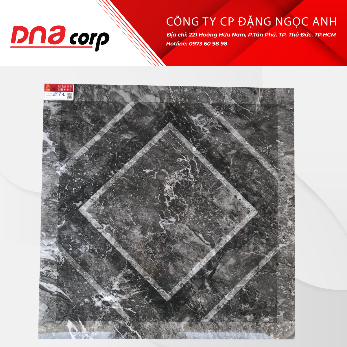  Gạch lát sàn nhà 80*80 Prime Tập Đoàn Thái Lan 8671 