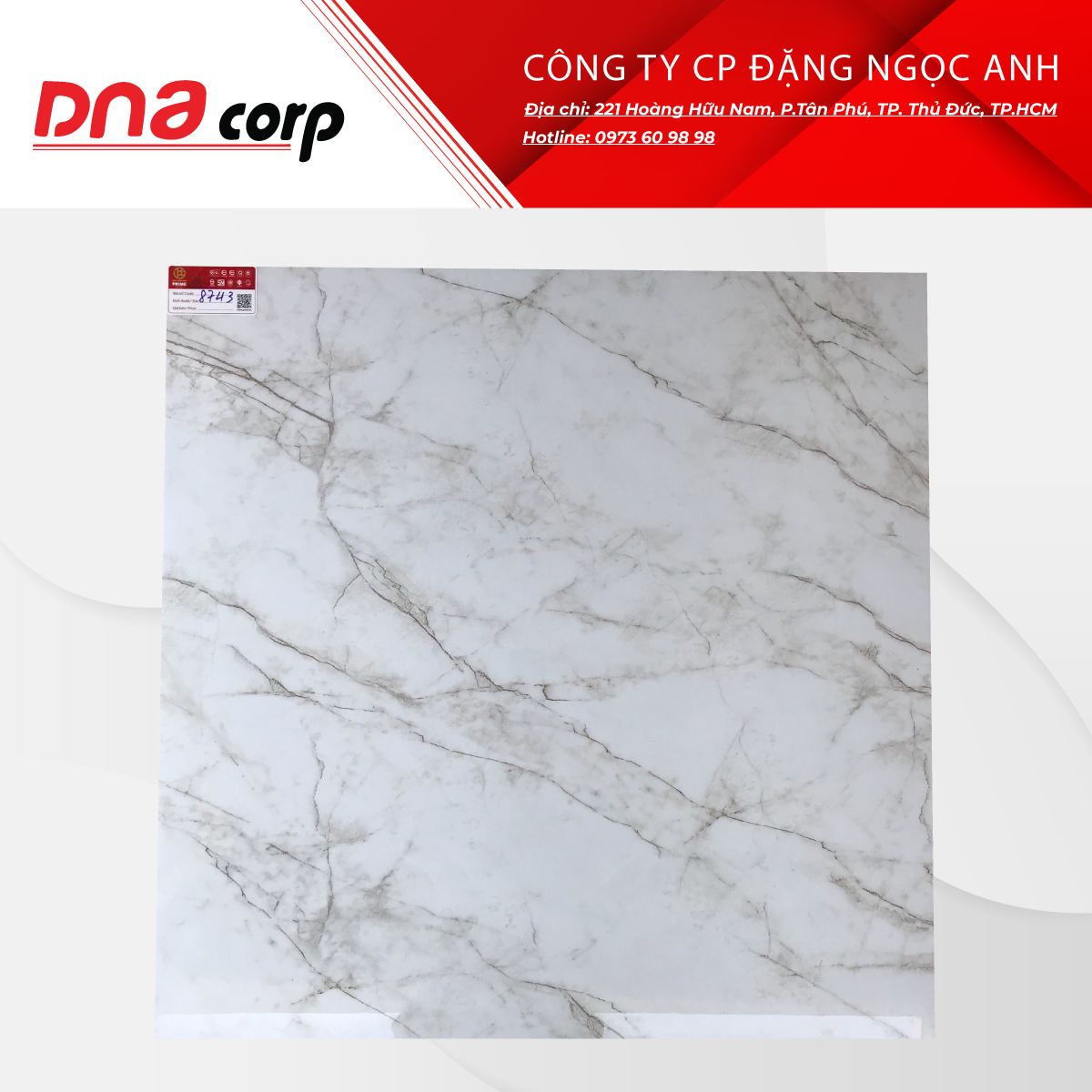  Gạch lát sàn nhà 80*80 Prime Tập Đoàn Thái Lan 8743 