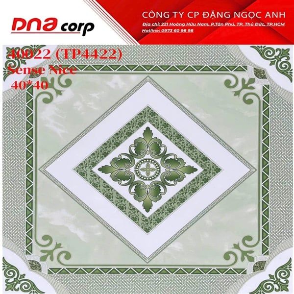  40*40 40022 Gạch lát nền sân vườn HOÀNG GIA (T=6v=0.96m) 