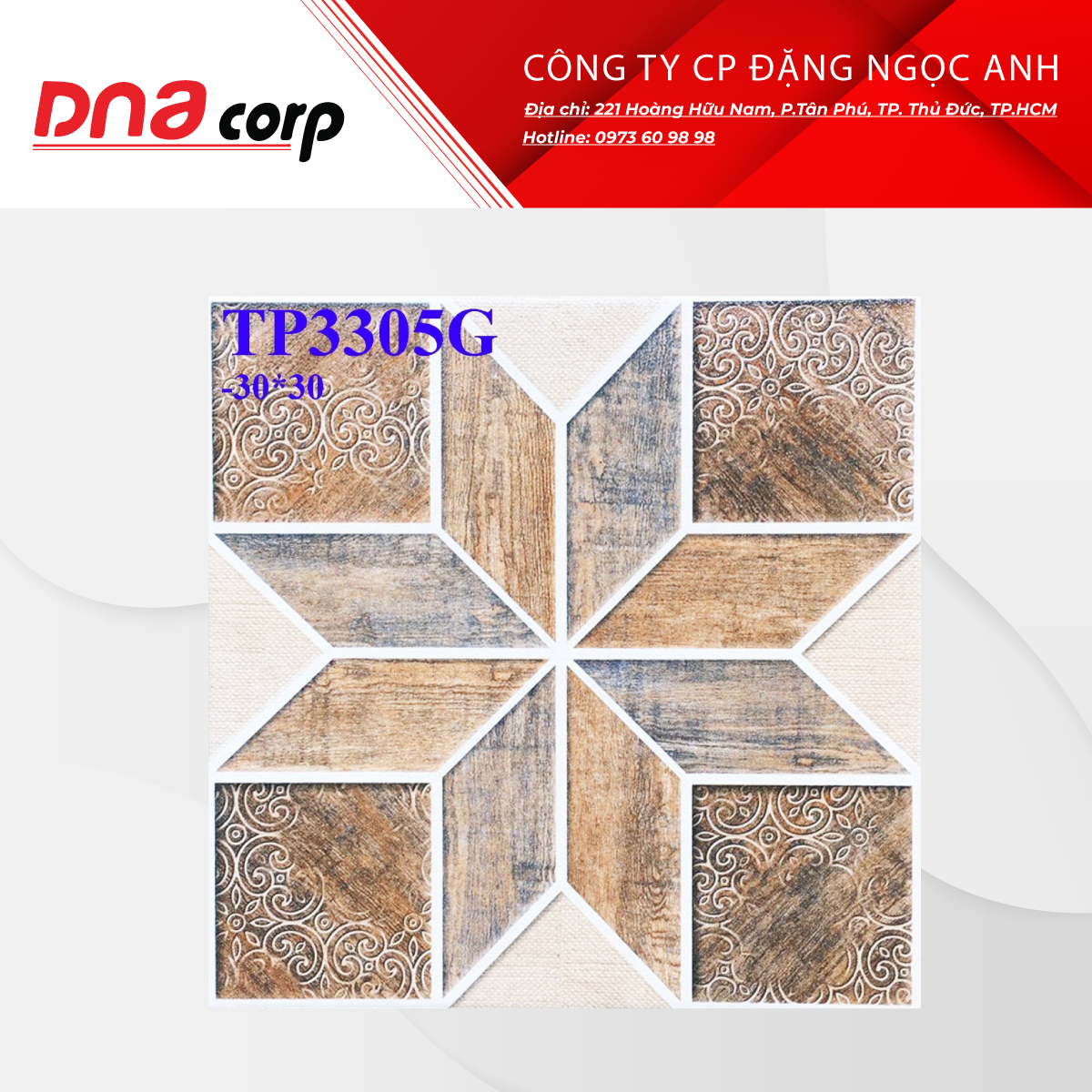  Gạch lát nền 30*30 TP3305G 