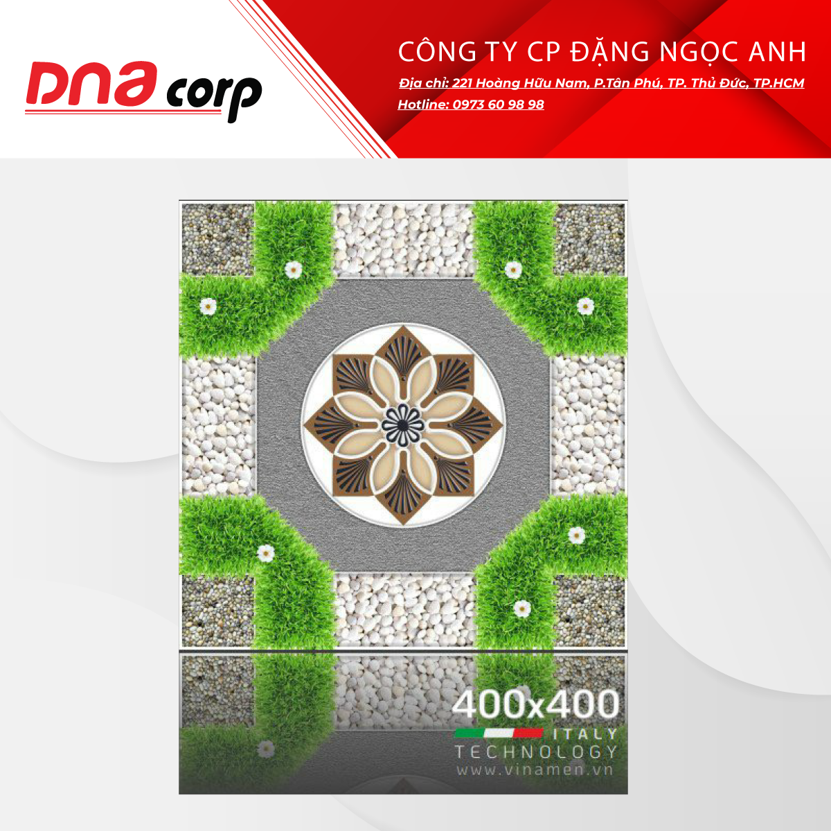  Gạch Sân vườn 40*40 Viglacera US411 