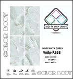 60x120 ấn độ vân xanh vaf665 xương trắng 