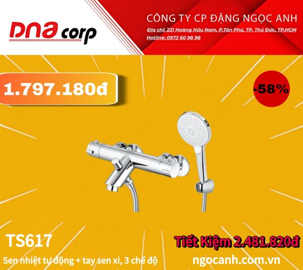 Sen tắm nhiệt tự động