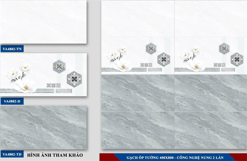  40*80 VA4802-D Gạch ốp tường men bóng Điểm 