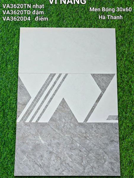  30*60 VA3620N gạch ốp Nhạt men bóng Hà Thanh (1.44m/8v/th) 