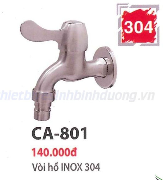  Vòi hồ CA801 304 
