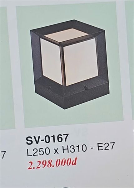  đèn trụ sv0167 verona as vàng (đã giảm) 