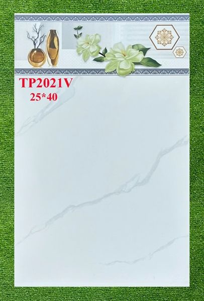  25*40 TP2021V Gạch ốp tường men bóng Viền (T=10V=1M) 