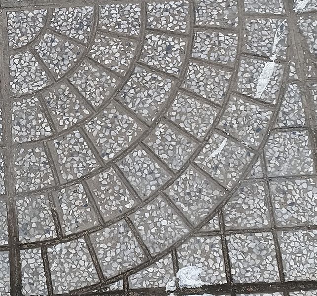  Gạch 40*40 vỉa hè quạt xám 