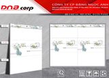 40*80 TOP-4867 Gạch ốp tường men bóng Viền (T=4V=1.28M) 