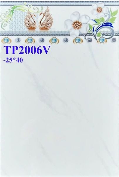  25*40 TP2006 Gạch ốp tường men bóng Thân (T=10V=1M) 
