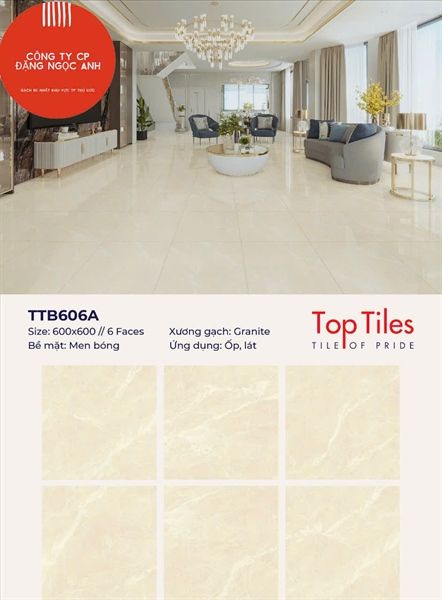 60*60 TTB606A Gạch đá bóng kiếng 6 face 