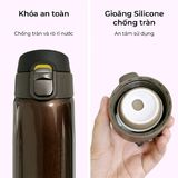  bình giữ nhiệt Rapido RTC-500C2 màu cà phê 