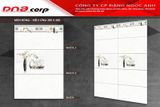  30*60 QH3276 Gạch ốp tường men bóng Thân (T=6V=1.08M) 