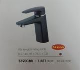 Vòi lavabo Caesar NL B390CBU - đen ( bao gồm xả nhấn ). H= 140, H1= 75, L=121 
