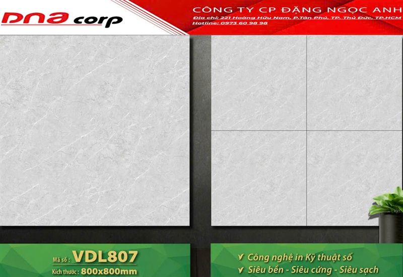  80*80 VDL807 Gạch đá BK lát nền Mikado 