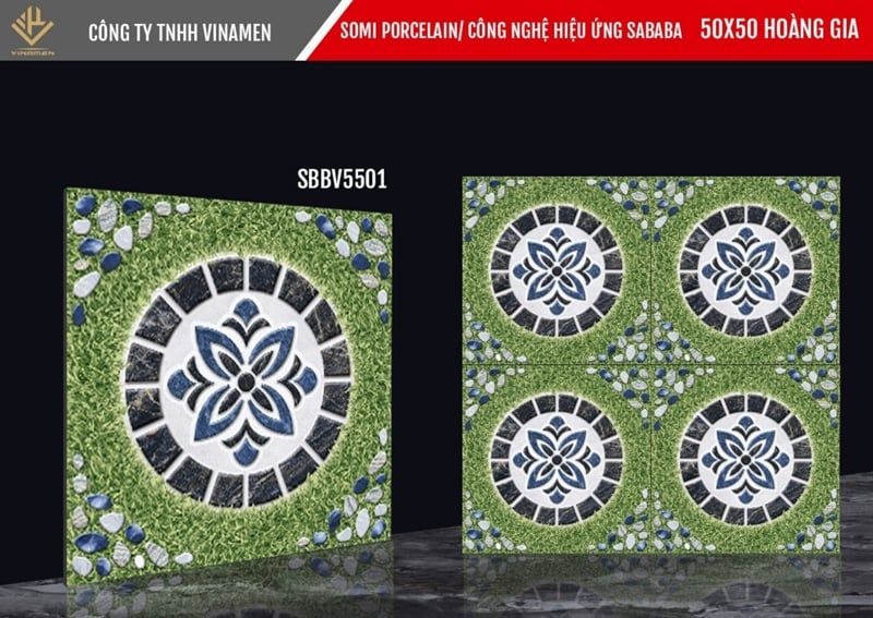 50*50 SBBV5501 Gạch lát nền sân vườn VNM 