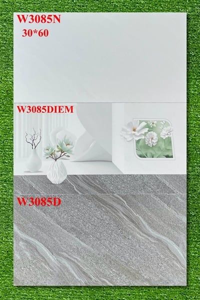  30*60 W3085 Gạch ốp tường viên điểm White Pony ( T=8V=1.44M ) 