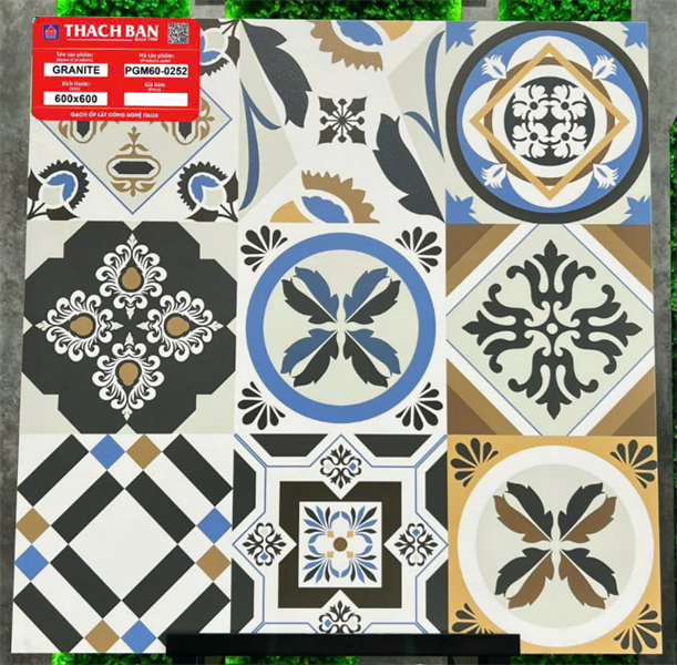  60*60 PGM60-0252 Gạch lát nền đá mờ Thạch Bàn 