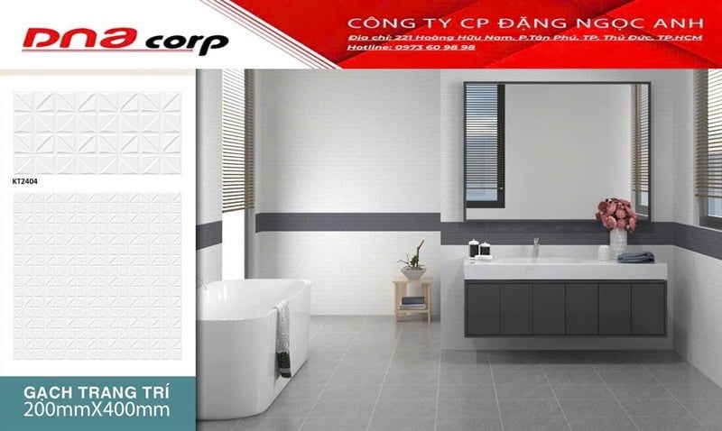  20*40 KT2404 Gạch trang trí (T=12V=0.96M) 