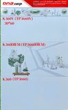  30*60 K360đ Gạch ốp tường Điểm (1.44m/8v/th) 