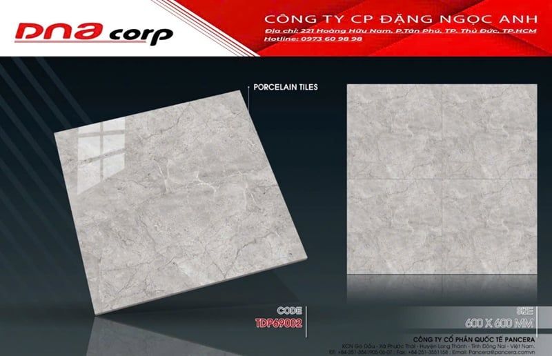  80*80 TDP69002 Gạch lát nền bóng kiếng Pancera 
