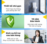  CD1325 Bàn cầu 2 khối nắp thường M220 Caesar 