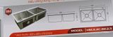  Chậu chén 2hộc 304 sơn hà 8245 hmx2c8223 