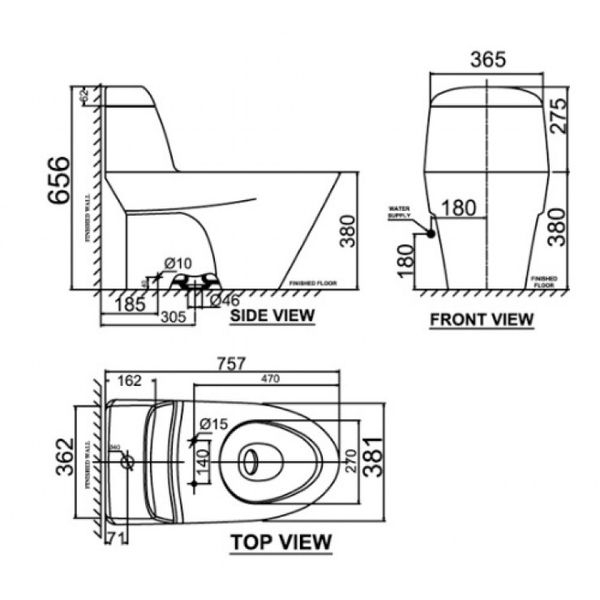  cầu khối americanstandard VF-2011 