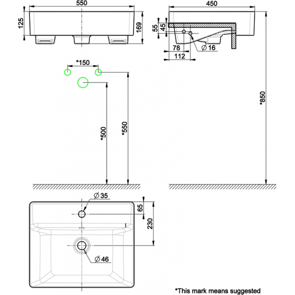 Chậu Rửa Bán Âm American WP-F419 Acacia E Supasleek 