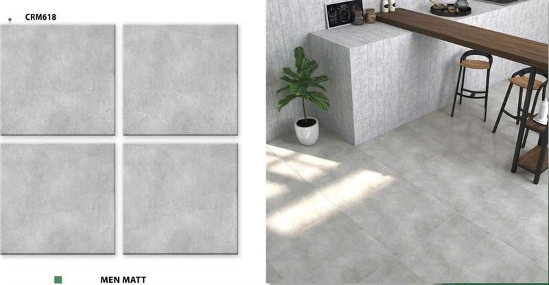  60*60 CRM618 Gạch lát nền men matt (T=4V=1.44M) 