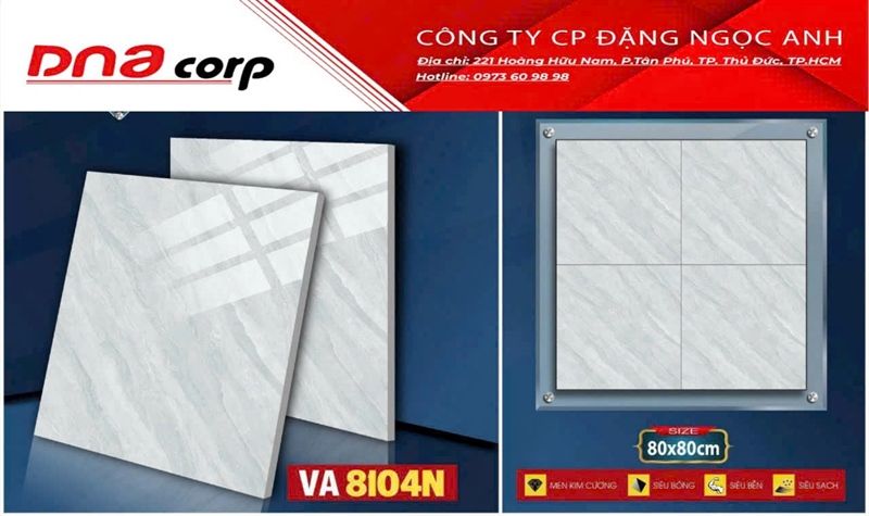  80*80 VA8104N Gạch lát nền đá bk Hà Thanh (1.92m/3v/th) 