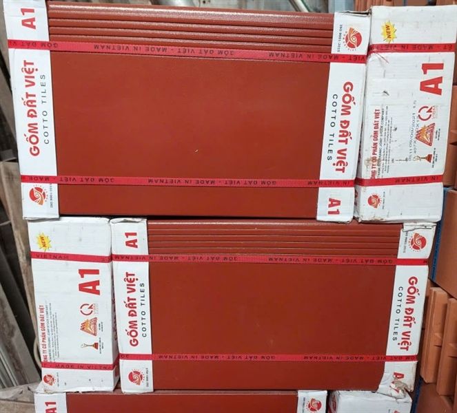  gạch bậc thềm đất việt 400*336mm 