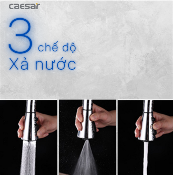  vòi bếp nóng lạnh caesar K905C đẫ giảm 