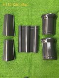  Ngói lợp tráng men Hera H113 Xam đen 
