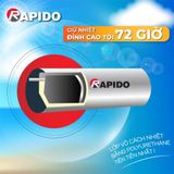  Máy năng lượng mặt trời Rapido Ruby ống dầu 160L đã giảm gốc 9950k 