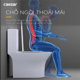  C1391 Bàn Cầu Một Khối Nắp ÊmTâm thoát phân: 300mm KT: 665 x 370 x 755mm 