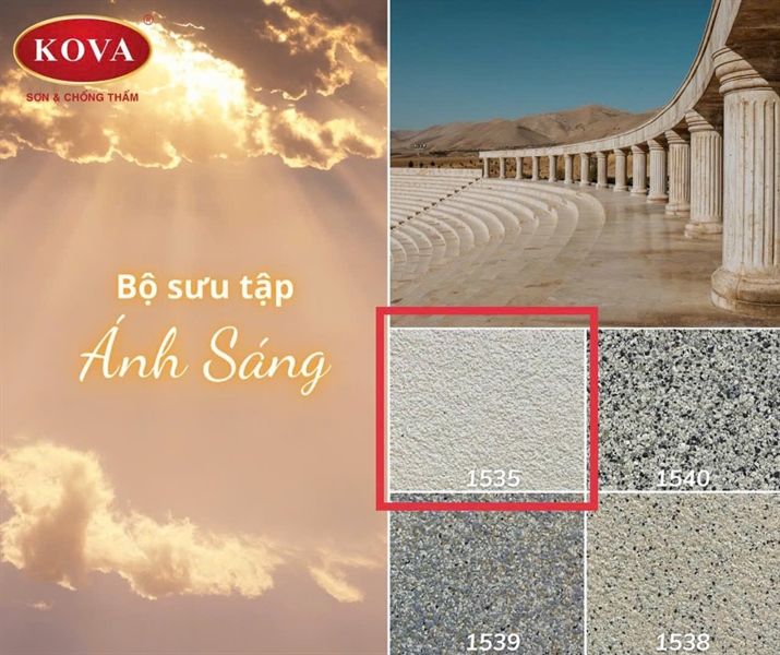  Sơn giả đá kova 1535 th20kg(đã giảm từ giá niêm yết) 