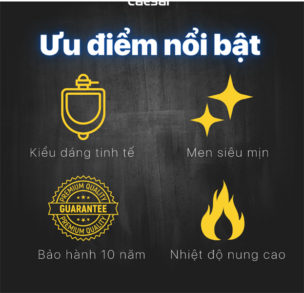  Bồn tiểu nam Caesar U0230 