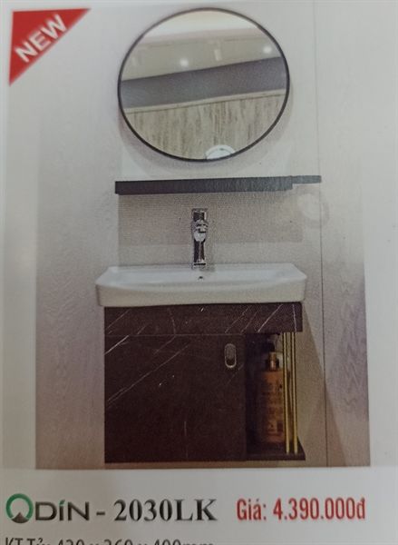  Lavabo tủ Odin 2030LK( 430*360*400)(GIÁ ĐÃ GIẢM) 