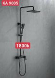  Sen Tắm Đứng Đồng Thau Sơn Tĩnh Điện Đen 
