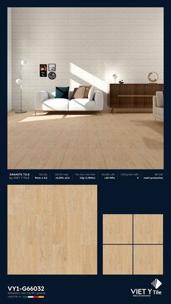  GỖ MỜ 60*60 ĐÁ VIỆT Ý VY1-G66032 