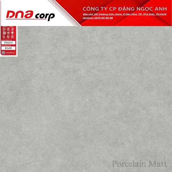  80*80 P88010 Gạch lát nền đá mờ Prime 