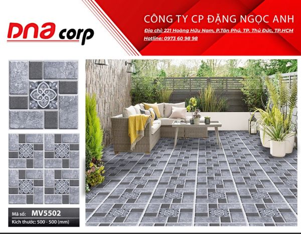 Gạch lát sân vườn MV5502 