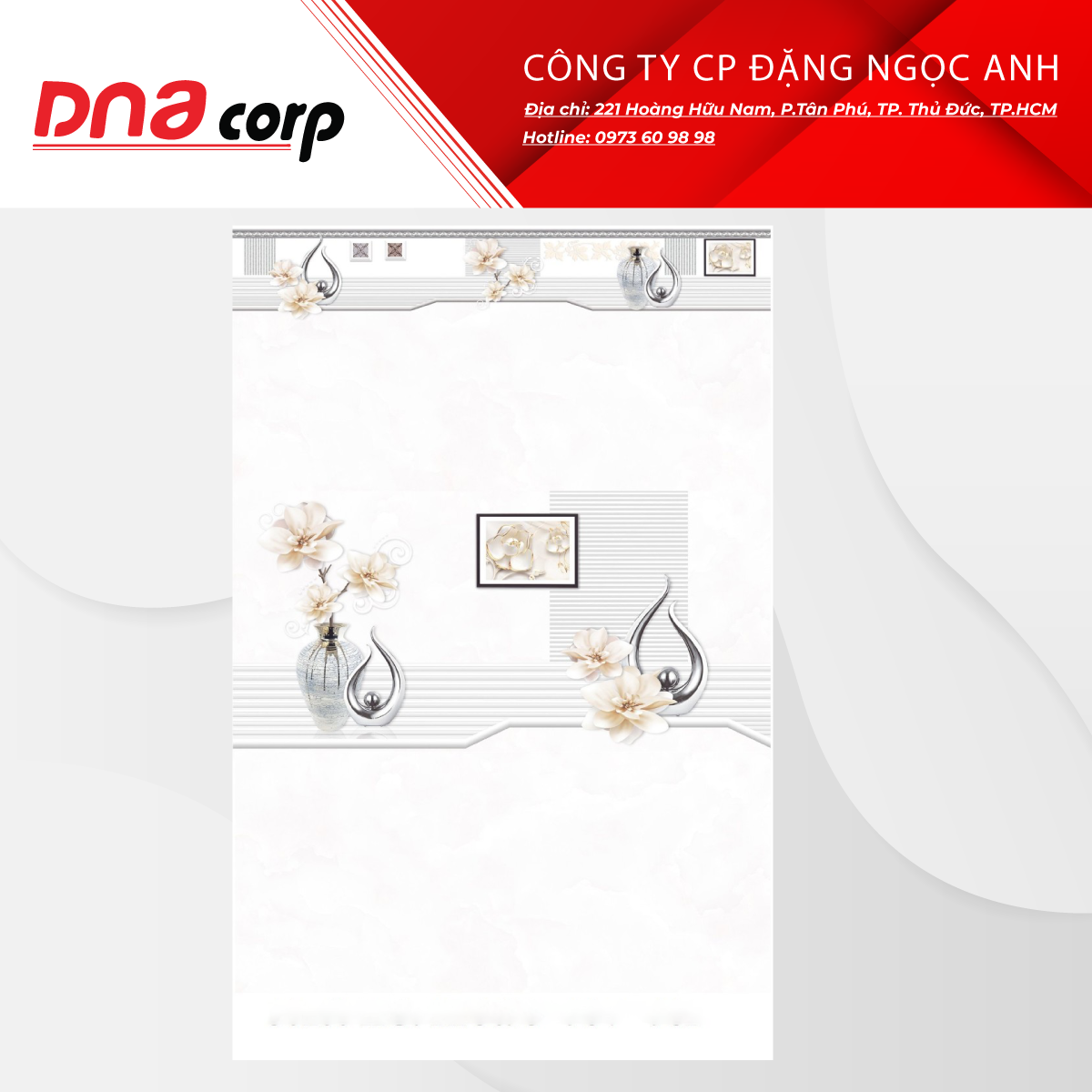  GẠCH ỐP TƯỜNG ROYAL RP3698 - 98V - 98D 