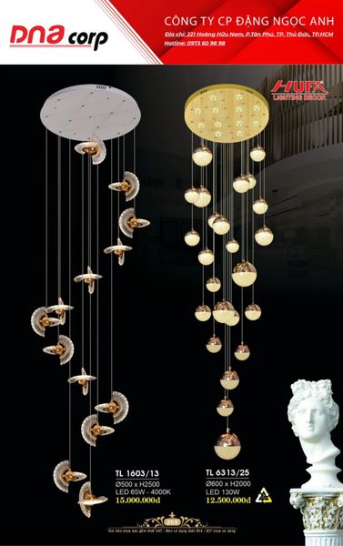  Đèn thả TL1603/13 - TL6313/25 