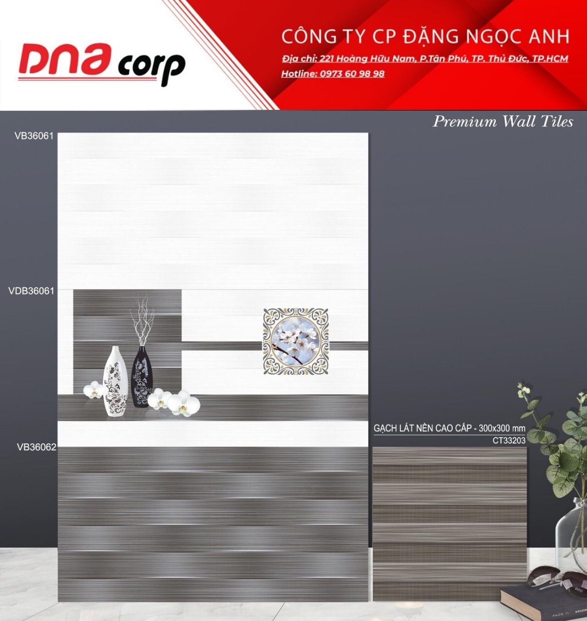  Gạch ốp Viova VB36061 