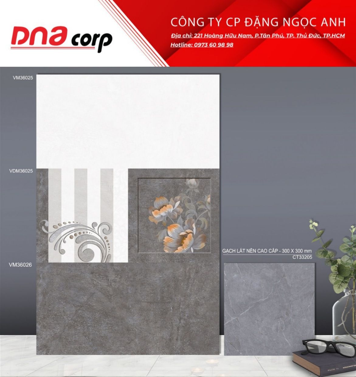  Gạch ốp Viova VM36025 