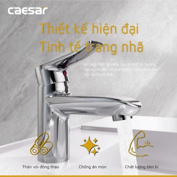  Vòi lavabo nóng lạnh B490CU 