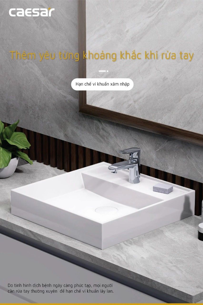  Vòi lavabo nóng lạnh B490CU 